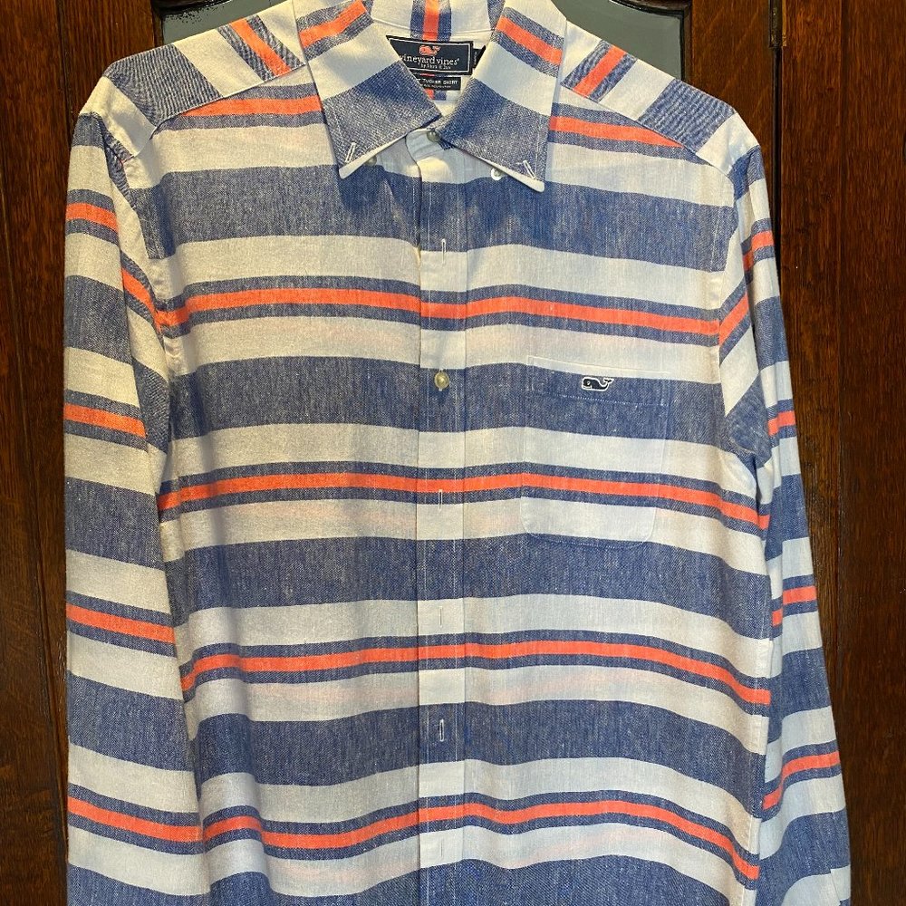 Vinyard Vines Striped Longsleve Polo
